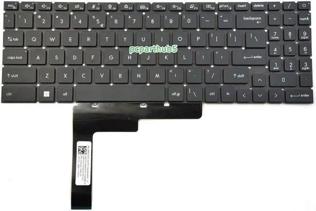 Alt view image 2 of 3 - New MSI Stealth GS77 12UE 12U 12UGS 12UH MS-17P1 Keyboard US Per-Key RGB Backlit
