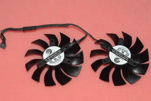 Alt view image 3 of 4 - NEW PLA09215B12H For EVGA GTX1060 1070 1080 Ti Fan GTX1070 GTX1080Ti Card Fan