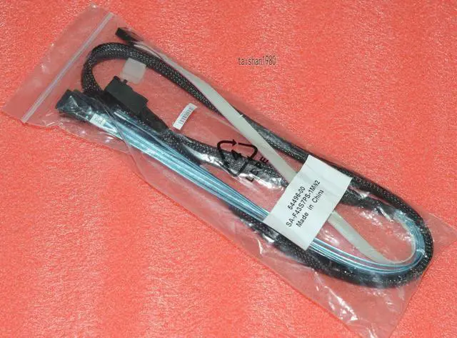 Alt view image 3 of 3 - SFF-8643 to 4 SATA fan out cable, Comply with SAS 3.0 12G 1M /3ft