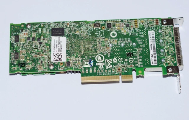 Alt view image 2 of 3 - ADAPTEC ASR-78165 00KT1V 4-Port SFF-8644 2-PORT SFF-8643 SAS RAID +capacitance