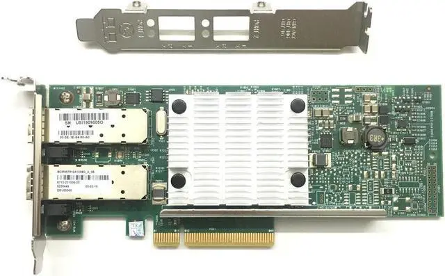 Alt view image 2 of 4 - Broadcom BCM957810A1006G 10GB PCIe x8 Dual Port SFP Host Bus Adapter NIC