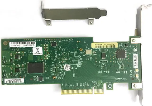 Alt view image 3 of 4 - LSI SAS9200-8i IBM 46C8937 9200-8i IT Mode SAS 6Gb PCIe Raid Controller