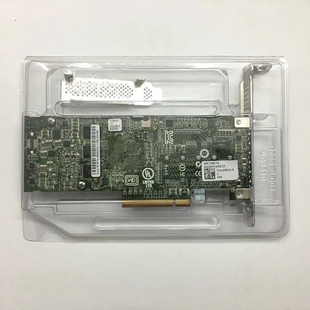 Alt view image 2 of 4 - Adaptec ASR-71605 16 Ports 2274400-R Raid Card AFM-700 1GB Cache & BBU Battery