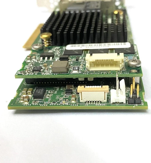 Alt view image 5 of 5 - ADAPTEC ASR-78165/DELL 00KT1V 4-Port SAS/SATA 6Gb/s RAID Controller With battery