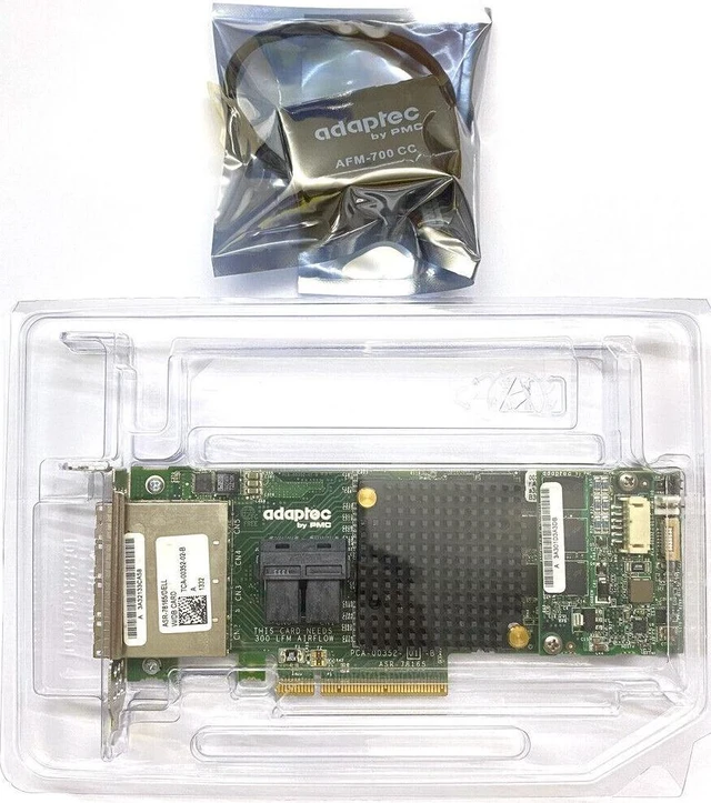Main image of ADAPTEC ASR-78165/DELL 00KT1V 4-Port SAS/SATA 6Gb/s RAID Controller With battery