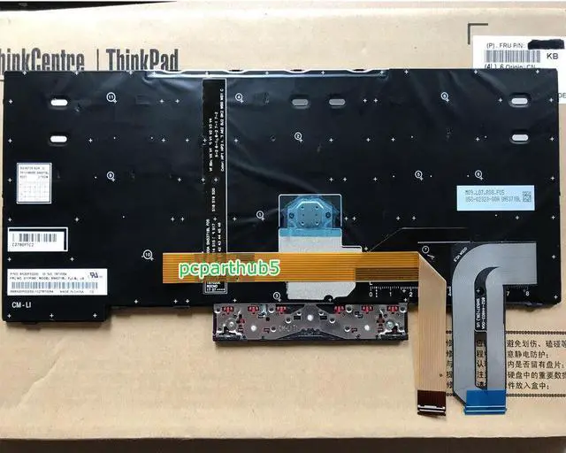 Alt view image 2 of 2 - New Backlit Keyboard For Lenovo ThinkPad E480 E485 E490 L480 T480S T490 01YP280