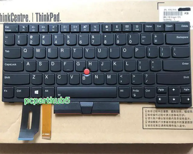 Main image of New Backlit Keyboard For Lenovo ThinkPad E480 E485 E490 L480 T480S T490 01YP280