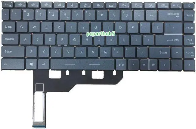 Main image of New MSI Modern 14 B10MW B10RASW B10RBSW MS-14D1 Keyboard US Gray White Backlit