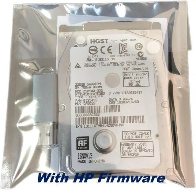 Alt view image 3 of 3 - Hard Disk Drive CR650-67001 CR647-67018 Fit for HP Designjet T790 T1300 HDD 320G