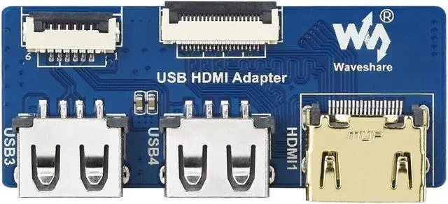 Alt view image 3 of 6 - FFC Connector To Standard Connector USB HDMI Adapter for CM4-IO-BASE Adapting