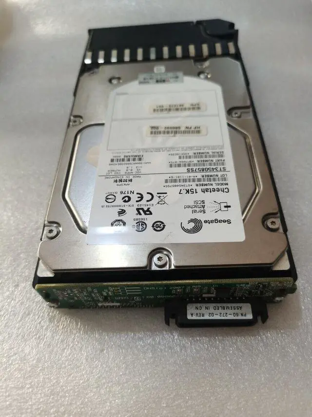 Alt view image 3 of 3 - AJ737A 480939-001 488156-003 HP MSA2 450GB 15K RPM 3.5" SAS HARD DRIVE
