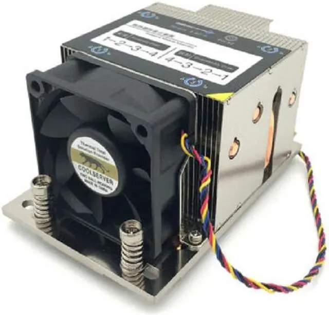 Alt view image 2 of 3 - 2U Cooler SP3 Server/Workstation heatsink fan for AMD EPYC CPU ,Max support 225W