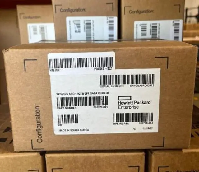 Alt view image 2 of 2 - NEW P04566-B21 P05322-001 HPE 1.92TB SATA 6G 2.5" SFF RI SC G9 Gen10 Server SSD