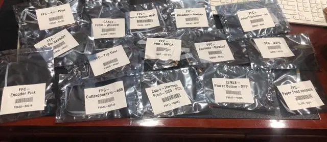 Alt view image 2 of 5 - F9A30-67046 Printer Cables Kit SV For HP Designjet T830 T730 36in Candela Cable