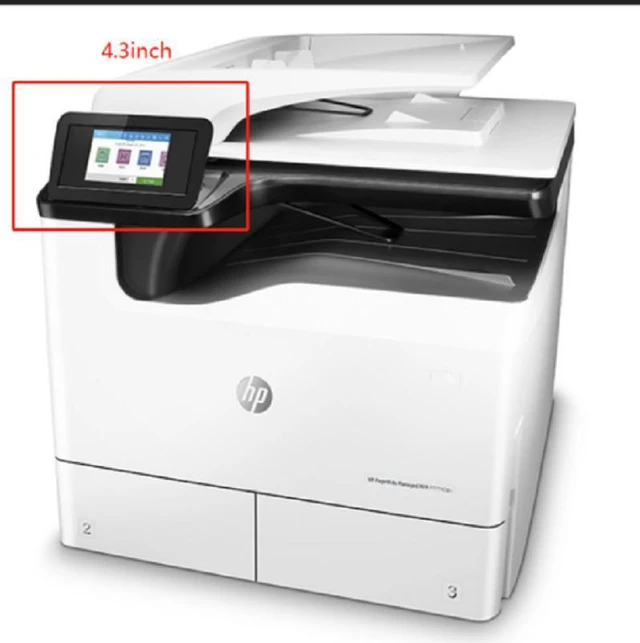 Alt view image 3 of 5 - A7W93-67046 4.3'' Control Panel Fit For HP PageWide Pro P77740 750 772 776 MFP