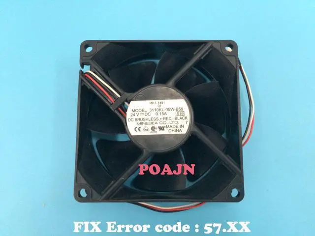 Main image of #57 FITFOR HP Color LaserJet 4600 4650 5500 5550 Cartridge Fan 2 RH7-1491-020CN