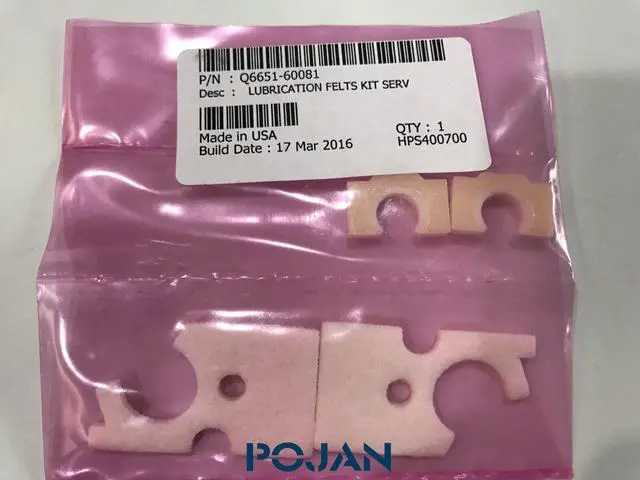 Alt view image 2 of 2 - Q6651-60081 Lubrication Felts Kit Fit for HP DJ Z4000 Z6100 Z6200 L25500 T7100