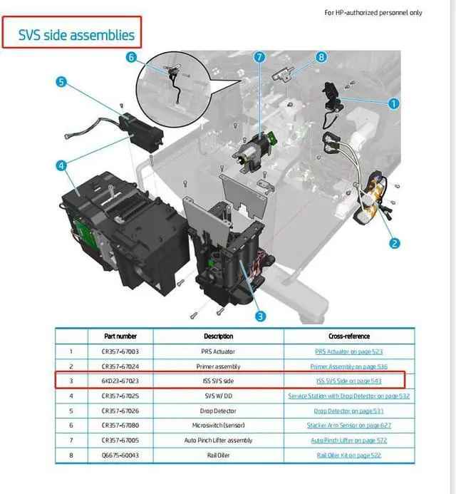 Alt view image 4 of 4 - 6KD23-67023 Ink Supply Station Fit For HP Designjet T1600 T2600 3600 ISS MK PK G
