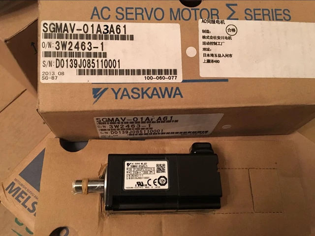 Main image of YASKAWA AC SERVO MOTOR SGMAV-01A3A61 SGMAV01A3A61 NEW FREE EXPEDITED SHIPPING