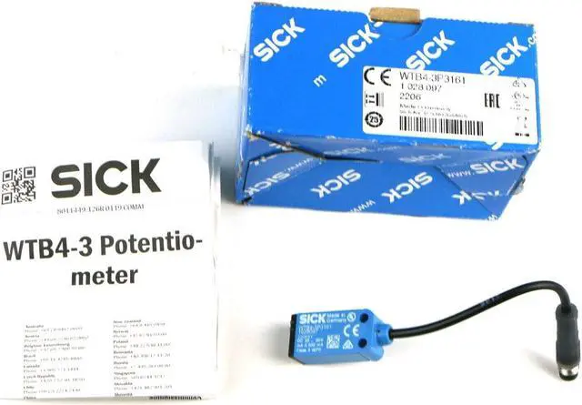 Main image of NEW SICK WTB4-3P3161 Photoelectric Sensor WTB4-3P3161