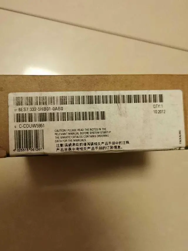 Main image of NEW SIEMENS 6ES7 332-5HB01-0AB0 PLC MODULE 6ES73325HB010AB0 EXPEDITED SHIP