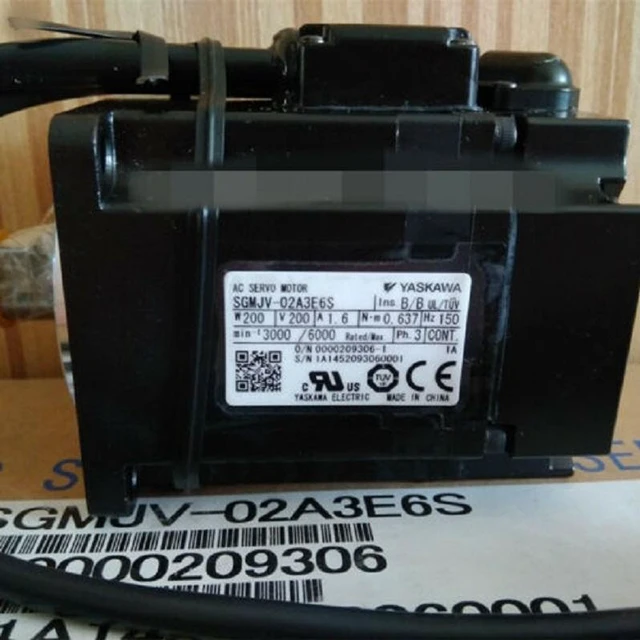 Alt view image 2 of 2 - 1PC YASKAWA SGMJV-02A3E6S SERVO MOTOR SGMJV02A3E6S New In Box