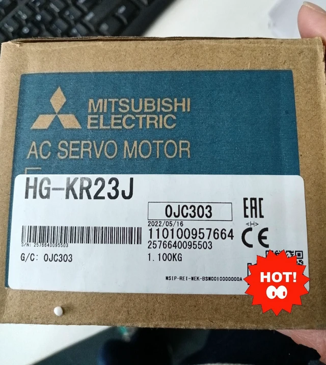 Main image of New MITSUBISHI HG-KR23J Servo Motor HGKR23J