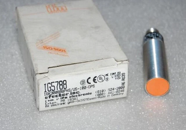 Alt view image 2 of 2 - NEW IFM IG5788 IGK3008BBPKG/US-104 Proximity Switch