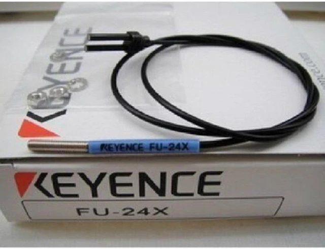 Alt view image 2 of 2 - Keyence FU-24X Fiber Optic Sensor FU24X Cable New In Box