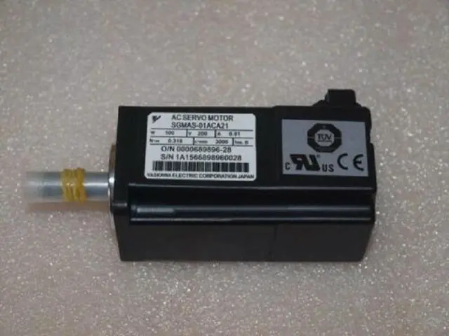 Main image of YASKAWA SGMAS-01ACA21 AC SERVO MOTOR SGMAS01ACA21 New In Box Fast Shipping