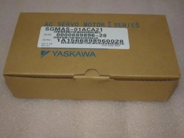 Alt view image 2 of 2 - YASKAWA SGMAS-01ACA21 AC SERVO MOTOR SGMAS01ACA21 New In Box Fast Shipping