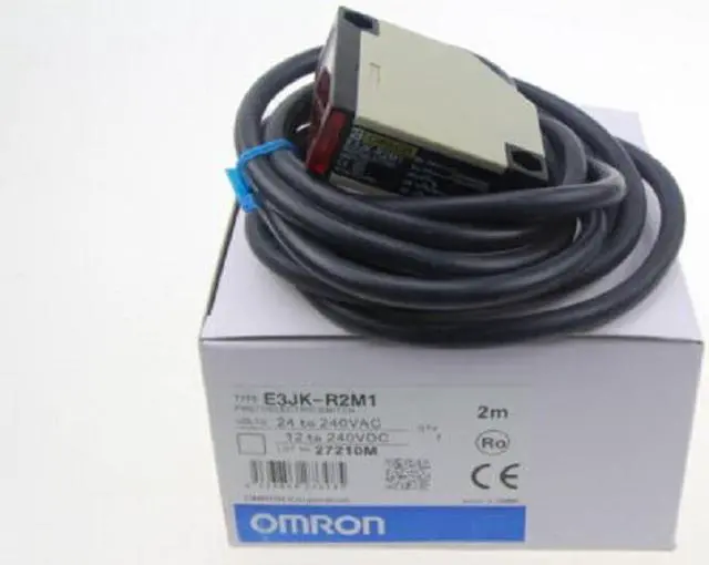 Alt view image 3 of 3 - Omron E3JK-R2M1 Photoelectric Switch E3JKR2M1 24-240VAC/DC Sensor New In Box