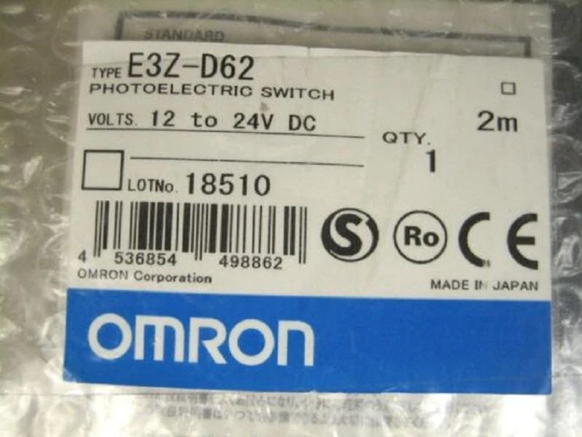 Alt view image 2 of 2 - OMRON E3Z-D62 Photoelectric Switch E3ZD62 Cbale Sensors New