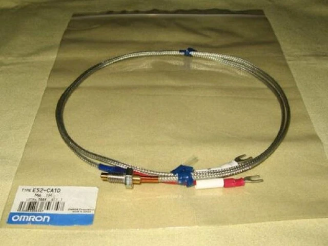 Alt view image 2 of 3 - Omron E52-CA1D M6 1M Temperature Sensor E52CA1D New