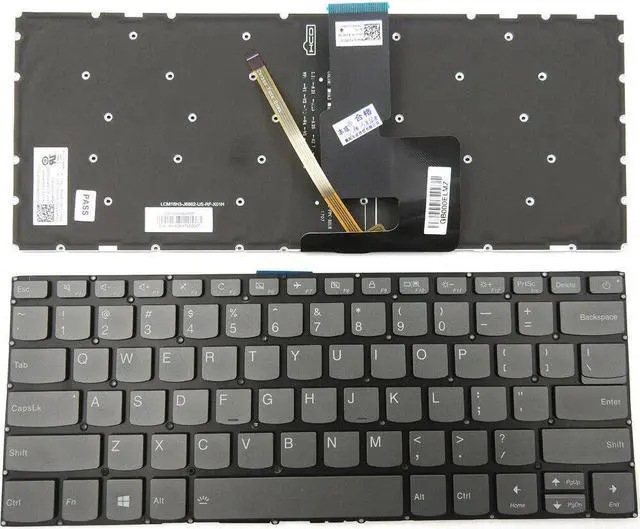 Main image of New For Lenovo V14-ADA V14-ARE V14-IGL V14-IIL V14-IKB V14-IWL Keyboard US Black
