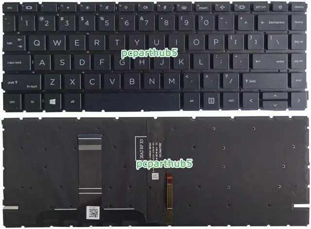Main image of New  For HP ProBook 640 G8 640 G9 645 G8 645 G9 Laptop Keyboard US Black With Backlit