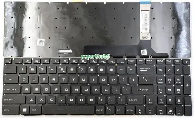 Main image of New For MSI GS76 Stealth 11UE GP76 Leopard 11UE MS-17K3 US Keyboard With Per-Key RGB