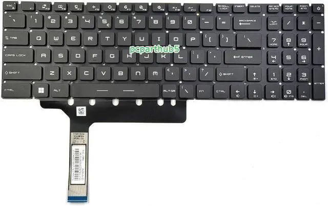 Alt view image 3 of 5 - New For MSI GS76 Stealth 11UE GP76 Leopard 11UE MS-17K3 US Keyboard With Per-Key RGB