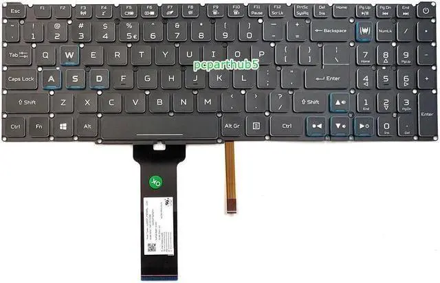 Alt view image 2 of 3 - New For Acer Predator Helios 300 PH315-52 PH317-53 PH317-53-795U Keyboard US Backlit