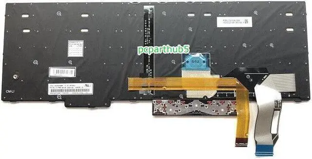 Alt view image 3 of 3 - Genuine New For Lenovo Thinkpad T590 L590 P72 Series Laptop US Keyboard With Backlit