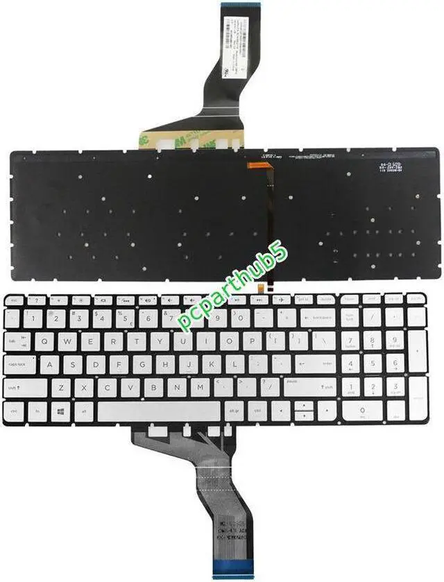 Alt view image 2 of 2 - New Silver For HP Envy M6-AQ M6-AQ003DX M6-AQ103DX M6-AQ105DX Keyboard US Backlit