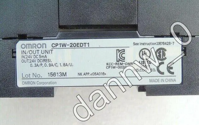 Alt view image 2 of 3 - New In Box Omron CP1W-20EDT1 PLC module #S