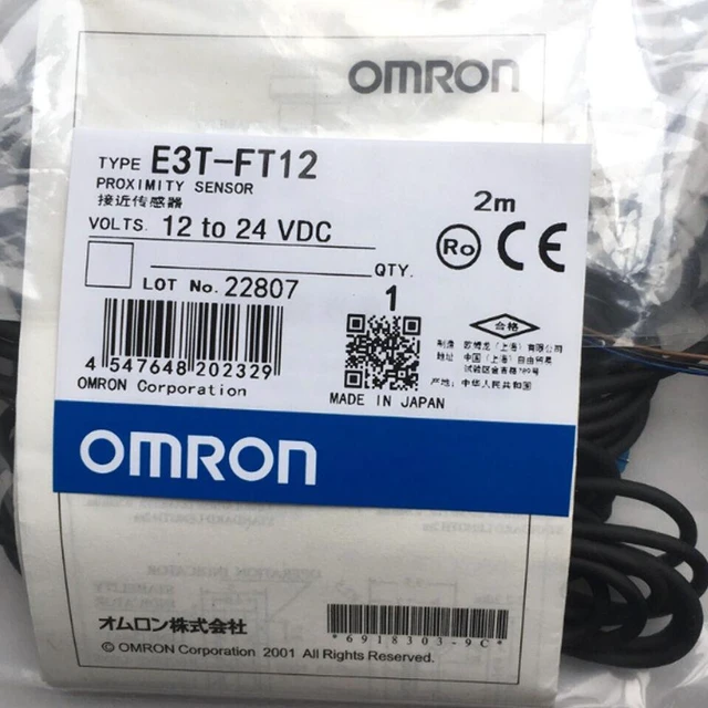 Main image of Omron E3T-FT12 Photoelectric Switch Sensor E3TFT12 New One /S