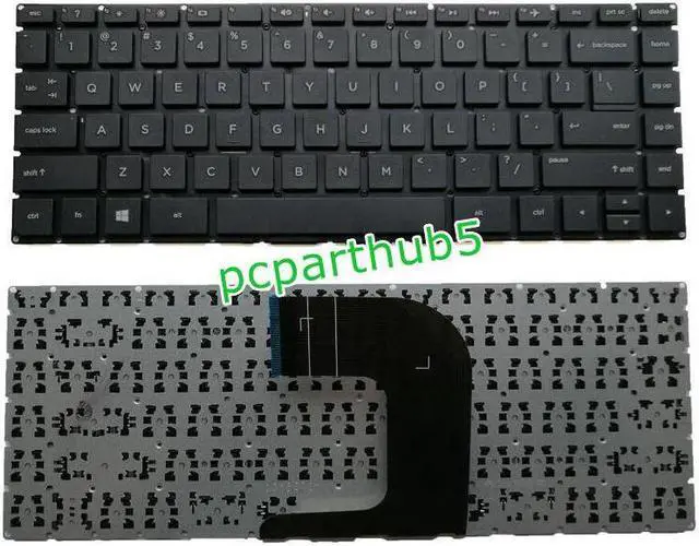 Main image of New For HP Pavilion 14-AM052NR 14-AM009LA 14-AM071LA 14-AM038CA Keyboard US Black