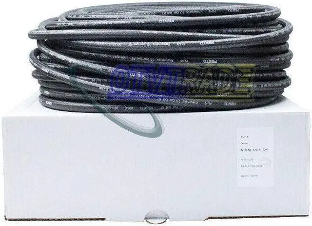 Alt view image 2 of 3 - 10 Meters Festo 12134 PU-9-SW Black Plastic tubing New #S