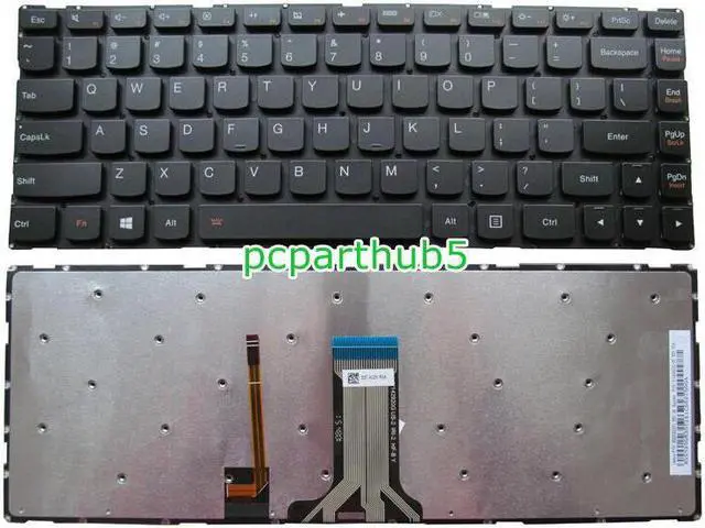 Main image of New For Lenovo Ideapad 100S-14IBR 300S-14ISK 500S-14ISK 510S-14 Keyboard US Backlit