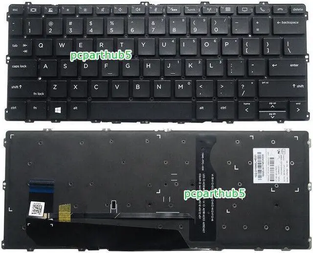 Main image of New For HP EliteBook 1030 G2 1030 G3 1030 G4 US Keyboard With Backlit 918018-001