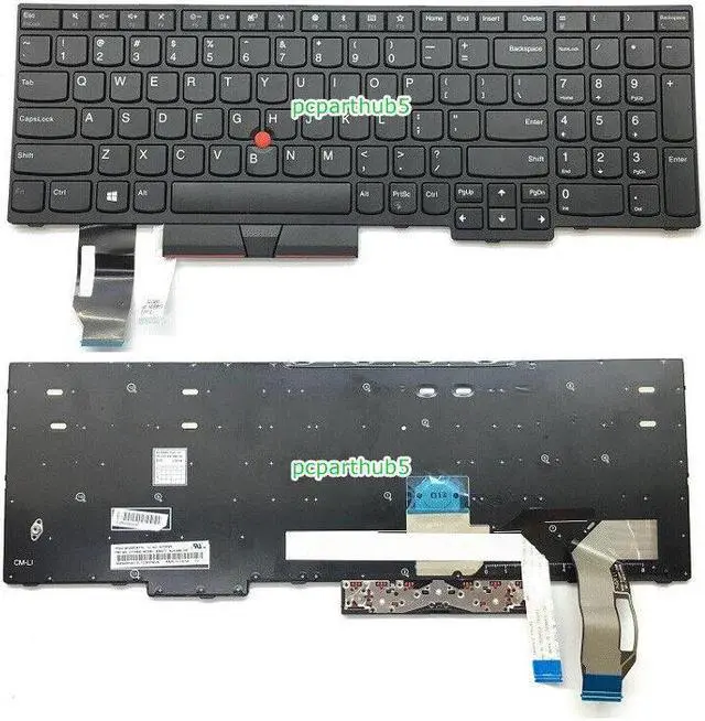 Main image of New For Lenovo ThinkPad P52 E580 E585 E590 L580 Series Laptop Keyboard US 01YP560