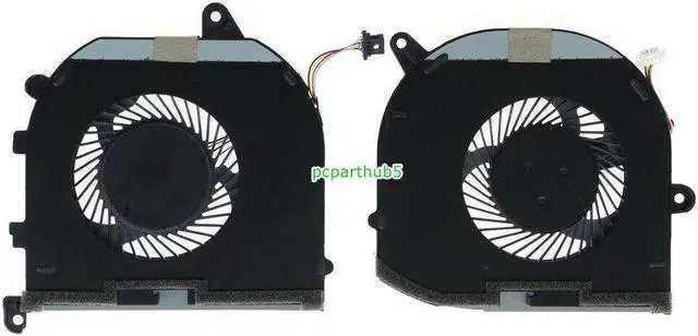 Alt view image 3 of 3 - New For Dell XPS 15 9570 7590 Precision 5530 CPU + GPU Cooling Fan 008YY9 & 0TK9J1