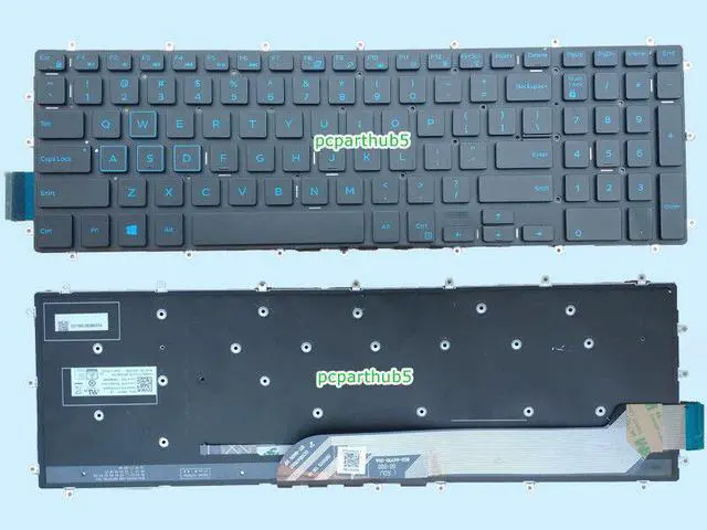 Main image of New For Dell G3-3579 3779 G5 5587 G7 7588 15 Gaming Laptop US Keyboard Blue Backlit